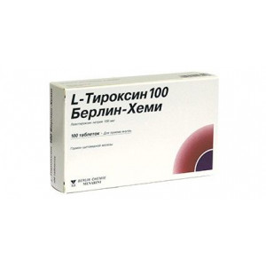 L-ТИРОКСИН 100МКГ. №100 ТАБ. /БЕРЛИН ХЕМИ/